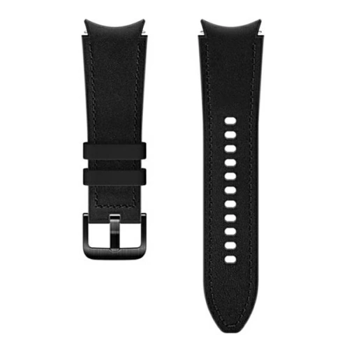 Kup Pasek Samsung Galaxy Watch4 20mm ET-SHR88SBEGEU hibrid bőr szíj fekete/black - SMG461BLK - {ean13} - Sklep Home Screen
