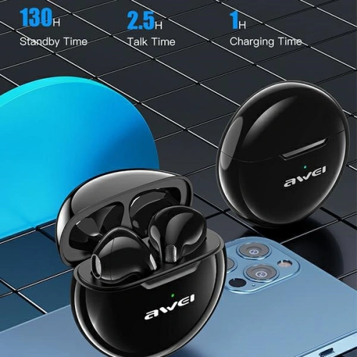 Kup AWEI sluchátka Bluetooth 5.0 T17 TWS + dokovací stanice bílá/bílá - AWEI073WHT - {ean13} - Sklep Home Screen