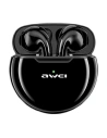AWEI sluchátka Bluetooth 5.0 T17 TWS + dokovací stanice černá/black