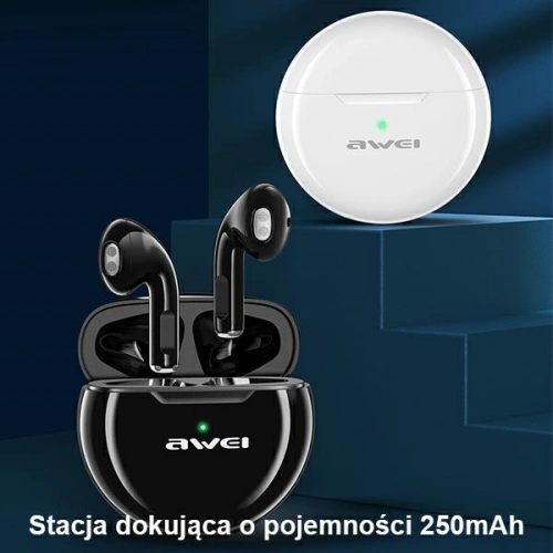 Kup AWEI căști Bluetooth 5.0 T17 TWS + stație de dock negru/black - AWEI074BLK - {ean13} - Sklep Home Screen