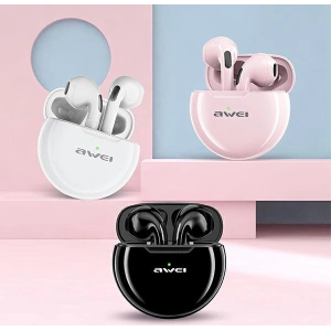 Kup AWEI słuchawki Bluetooth 5.0 T17 TWS + stacja dokująca różowy/pink - AWEI075PNK - {ean13} - Sklep Home Screen