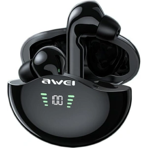 Kup AWEI słuchawki Bluetooth 5.1 T12P TWS + stacja dokująca czarny/black - AWEI076BLK - {ean13} - Sklep Home Screen