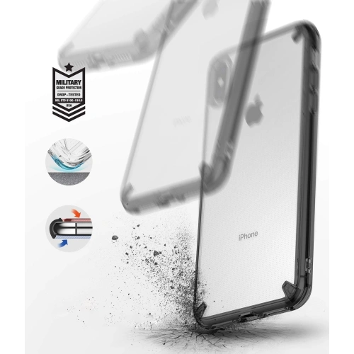 Buy Ringke Fusion iPhone XR 6.1 Smoke Black - RGK749SM - {ean13} - Home Screen Store Europe
