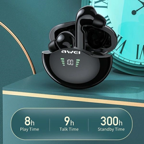 Kup AWEI sluchátka Bluetooth 5.1 T12P TWS + dokovací stanice černá/black - AWEI076BLK - {ean13} - Sklep Home Screen