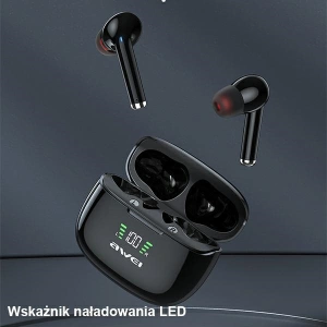 Kup AWEI sportfüles Bluetooth 5.2 TA8 TWS + dokkoló állomás fekete - AWEI079BLK - {ean13} - Sklep Home Screen