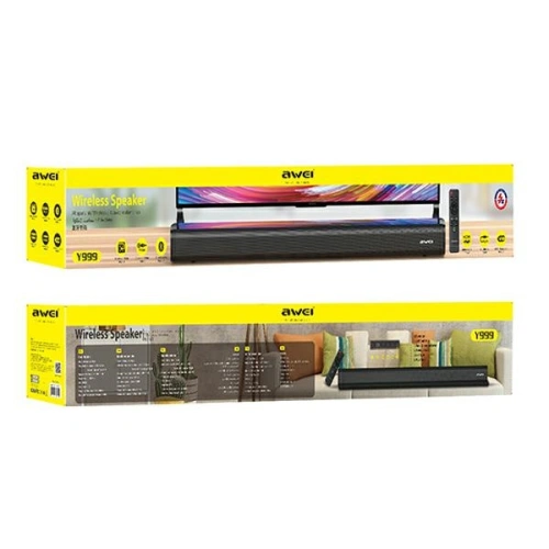 Kup AWEI Soundbar Bluetooth Y999 czarny/black - AWEI080BLK - {ean13} - Sklep Home Screen