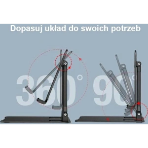 Kup AWEI X23 asztali tartó fekete/black - AWEI081BLK - {ean13} - Sklep Home Screen