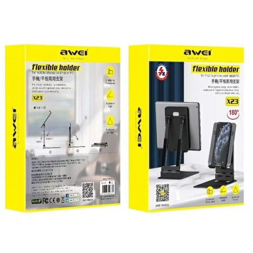 Kup AWEI suport de birou X23 negru/black - AWEI081BLK - {ean13} - Sklep Home Screen
