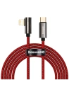 USB-C to Lightning szögletes kábel Baseus Legend Series, PD, 20W, 2m (piros)