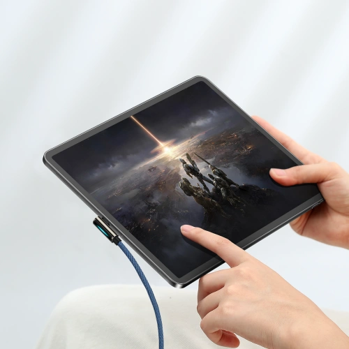 Kup Kabel USB-C do Lightning kątowy Baseus Legend Series, PD, 20W, 1m (niebieski) - BSU2874BLU - {ean13} - Sklep Home Screen