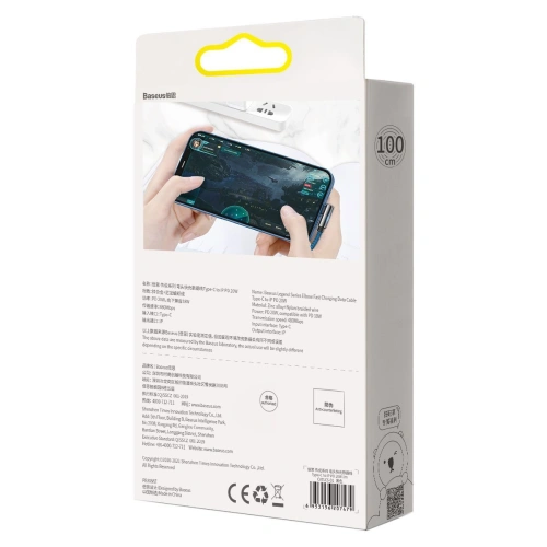 Kup Cablul USB-C la Lightning unghiular Baseus Legend Series, PD, 20W, 1m (albastru) - BSU2874BLU - {ean13} - Sklep Home Screen