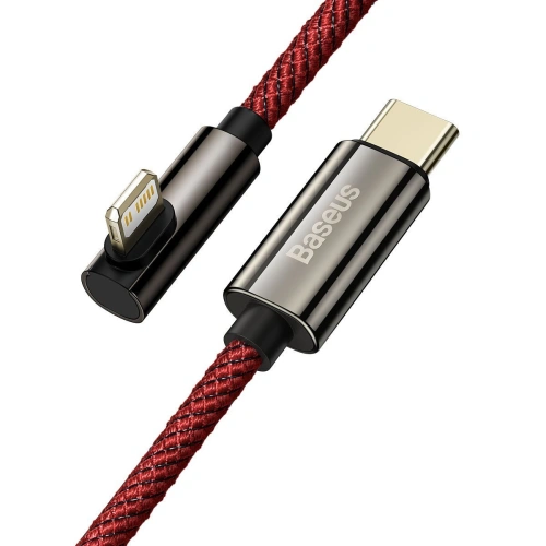 Kup Cablul USB-C la Lightning unghiular Baseus Legend Series, PD, 20W, 1m (roșu) - BSU2875RED - {ean13} - Sklep Home Screen