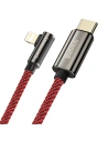 Kup Cablul USB-C la Lightning unghiular Baseus Legend Series, PD, 20W, 1m (roșu) - BSU2875RED - {ean13} - Sklep Home Screen