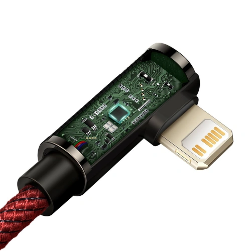 Kup Cablul USB-C la Lightning unghiular Baseus Legend Series, PD, 20W, 1m (roșu) - BSU2875RED - {ean13} - Sklep Home Screen