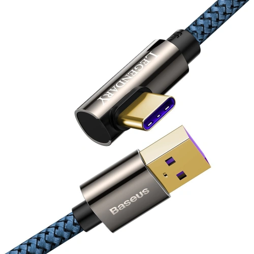 Kup Kabel USB do USB-C kątowy Baseus Legend Series, 66W, 2m (niebieski) - BSU2876BLU - {ean13} - Sklep Home Screen