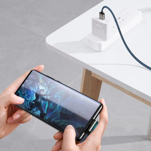 Kup Kabel USB la USB-C unghiular Baseus Legend Series, 66W, 2m (albastru) - BSU2876BLU - {ean13} - Sklep Home Screen