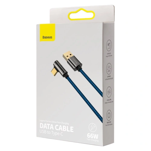 Kup Kabel USB do USB-C kątowy Baseus Legend Series, 66W, 2m (niebieski) - BSU2876BLU - {ean13} - Sklep Home Screen