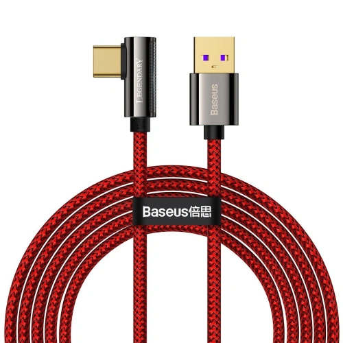 Kup Cablul USB la USB-C unghiular Baseus Legend Series, 66W, 2m (roșu) - BSU2877RED - {ean13} - Sklep Home Screen