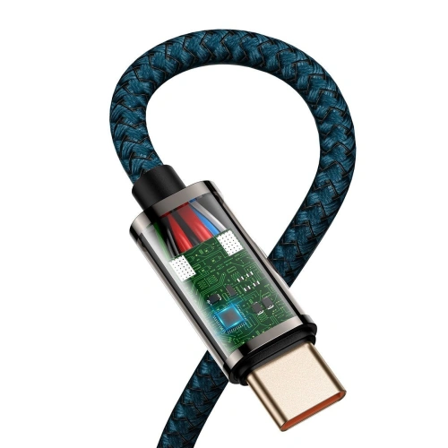 Kup Kabel USB-C do USB-C kątowy Baseus Legend Series, PD, 100W, 2m (niebieski) - BSU2879BLU - {ean13} - Sklep Home Screen