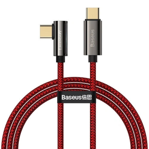 Kup Kabel USB-C do USB-C kątowy Baseus Legend Series, PD, 100W, 1m (czerwony) - BSU2880RED - {ean13} - Sklep Home Screen