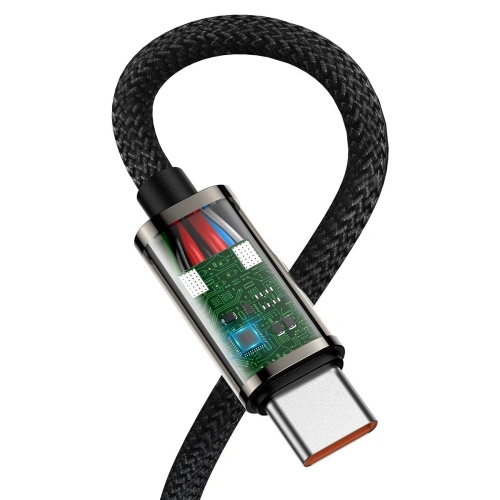 Kup Kabel USB-C do USB-C kątový Baseus Legend Series, PD, 100W, 1m (černý) - BSU2882BLK - {ean13} - Sklep Home Screen