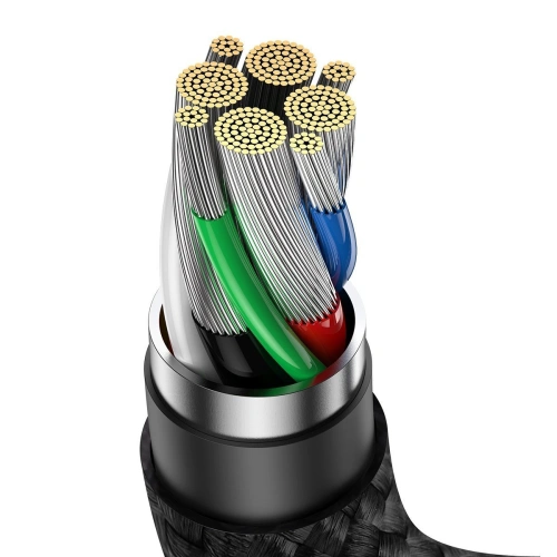 Kup Kabel USB-C do USB-C kątový Baseus Legend Series, PD, 100W, 1m (černý) - BSU2882BLK - {ean13} - Sklep Home Screen