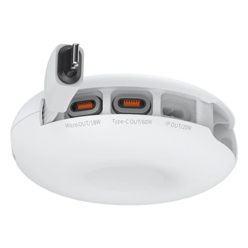 Kup Magnetisches USB-Kabel Baseus Zinc 3in1 USB-C / Lightning / Micro 20W, 1m (weiß) - BSU2883WHT - {ean13} - Sklep Home Screen