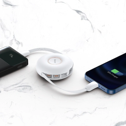 Kup Kabel USB magnetický Baseus Zinc 3w1 USB-C / Lightning / Micro 20W, 1m (bílý) - BSU2883WHT - {ean13} - Sklep Home Screen