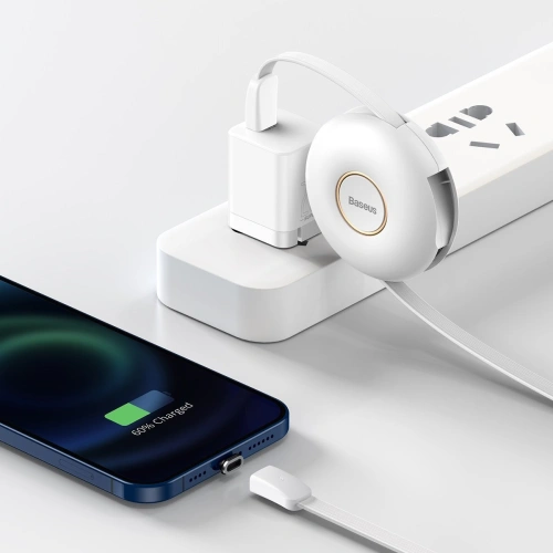 Kup Magnetisches USB-Kabel Baseus Zinc 3in1 USB-C / Lightning / Micro 20W, 1m (weiß) - BSU2883WHT - {ean13} - Sklep Home Screen