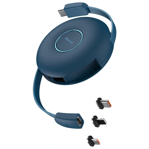 Kup USB mágneses kábel Baseus Zinc 3w1 USB-C / Lightning / Micro 20W, 1m (kék) - BSU2888BLU - {ean13} - Sklep Home Screen