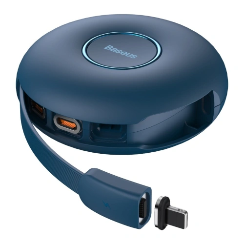 Kup Kabel USB magnetyczny Baseus Zinc 3w1 USB-C / Lightning / Micro 20W, 1m (niebieski) - BSU2888BLU - {ean13} - Sklep Home Screen