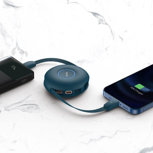 Kup Kabel USB magnetyczny Baseus Zinc 3w1 USB-C / Lightning / Micro 20W, 1m (niebieski) - BSU2888BLU - {ean13} - Sklep Home Screen