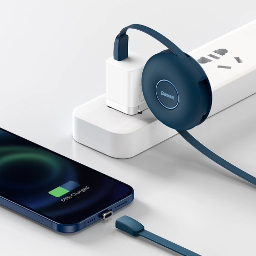 Buy Magnetic USB cable Baseus Zinc 3in1 USB-C / Lightning / Micro 20W, 1m (blue) - BSU2888BLU - {ean13} - Home Screen Store Europe