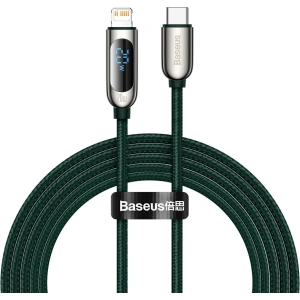 Buy USB-C cable for Lightning Baseus Display, PD, 20W, 2m (green) - BSU2889GRN - {ean13} - Home Screen Store Europe