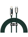 USB-C to Lightning kábel Baseus Display, PD, 20W, 2m (zöld)