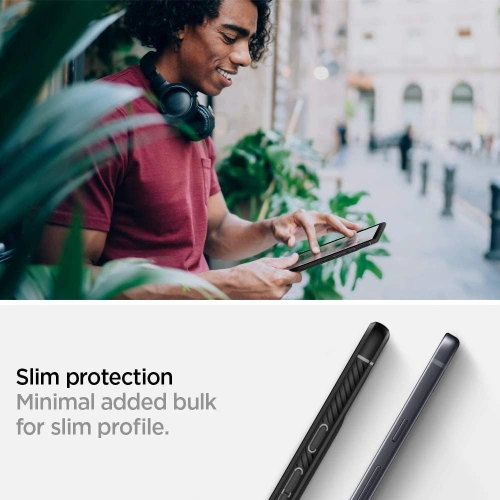Kup Etui Spigen Rugged Armor Samsung Galaxy Tab A7 10.4 Matt Fekete - SPN1679BLK - {ean13} - Sklep Home Screen