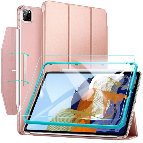 Kup Etui ESR Ascend Trifold Apple iPad Pro 11 2021 (a 3-a generație) Rose Gold + Sticlă - ESR361RS - {ean13} - Sklep Home Screen