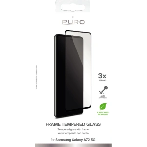 Kup Gehärtetes Glas PURO Frame Tempered Glass Samsung Galaxy A72 5G (schwarzer Rahmen) - PUR444BLK - {ean13} - Sklep Home Screen