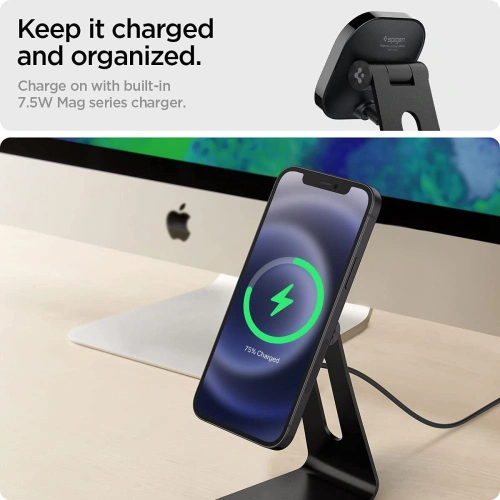 Kup Ugrás Spigen Onetap MagSafe Magnetic Állvány Fekete - SPN1680BLK - {ean13} - Sklep Home Screen
