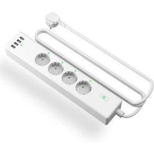 Kup Intelligente WLAN-Steckdosenleiste Meross MSS425FHK(EU), 4 Steckdosen + 4x USB (HomeKit) - MSS010 - {ean13} - Sklep Home Screen
