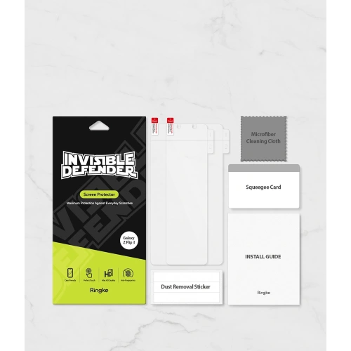 Kup Folie Ringke Invisible Defender Samsung Galaxy Z Flip 3 [2 PACK] - RGK1434 - {ean13} - Sklep Home Screen