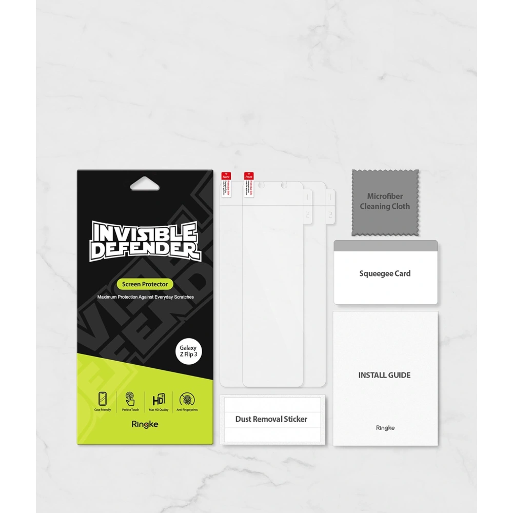 Zestaw 2 folii na ekran Samsung Galaxy Z Flip 3 - Ringke ID - Home Screen