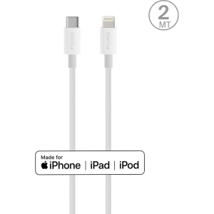 Buy PURO Plain USB-C to Lightning MFi Cable 2m (white) - PUR445WHT - {ean13} - Home Screen Store Europe