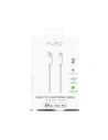 Kup Cablul PURO Plain USB-C la Lightning MFi 2m (alb) - PUR445WHT - {ean13} - Sklep Home Screen