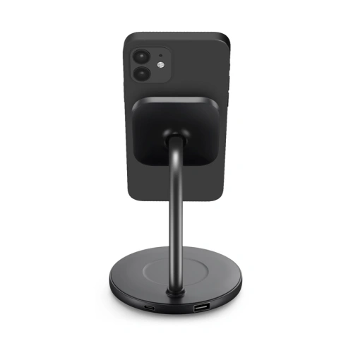 Kup Podstawka z ładowarką bezprzewodową PURO Fast Charger 2in1 Mag Charging Stand - PUR447 - {ean13} - Sklep Home Screen