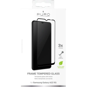 Kup Szkło hartowane PURO Frame Tempered Glass Samsung Galaxy A22 5G (fekete keret) - PUR448BLK - {ean13} - Sklep Home Screen