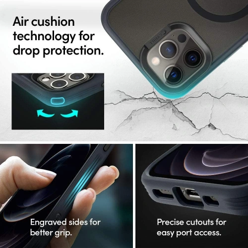 Kup Etui Spigen Cyrill Color Brick Mag MagSafe Apple iPhone 12 Pro Max Graphit - SPN1683GPH - {ean13} - Sklep Home Screen