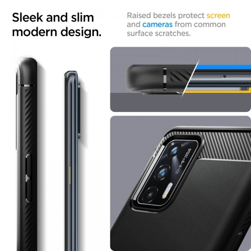 Kup Etui Spigen Rugged Armor Realme GT 5G Matte Black - SPN1684BLK - {ean13} - Sklep Home Screen