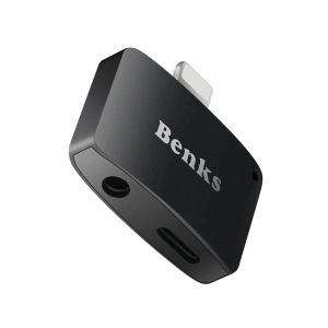 Kup Adapter Benks Lightning - AUX Fekete - BKS230BLK - {ean13} - Sklep Home Screen