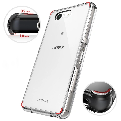 Buy Ringke Fusion Sony Xperia Z3 Compact Smoke Black - RGK1483SM - {ean13} - Home Screen Store Europe